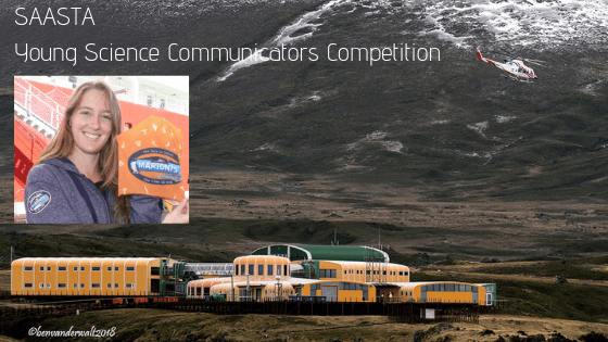 Marion Islander taking 2nd place in Young Science Communicators Competition