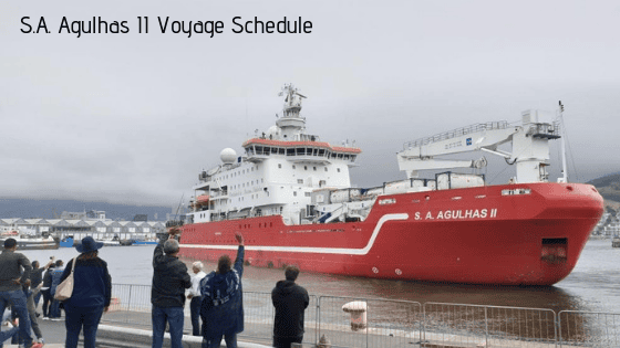 S.A. Agulhas II Voyage Schedule