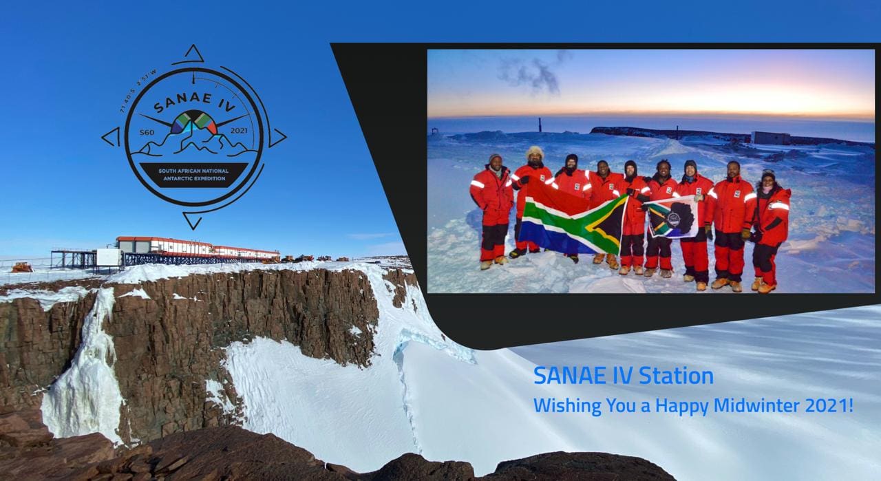 2021 Midwinter Greetings from – SANAE 60, Marion 78, Gough 66